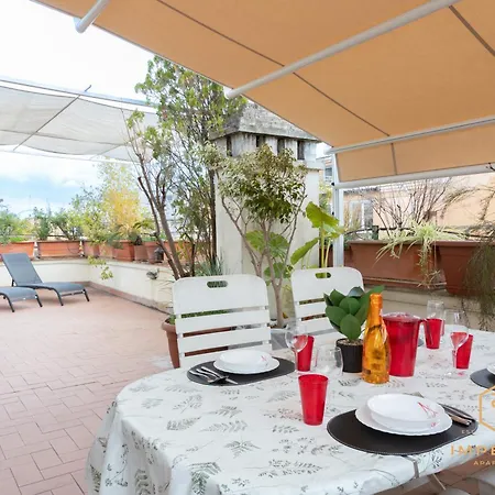Imperium Penthouse - Private Terrace, 2-4 Pax, 2 Minutes To Metro, A-c